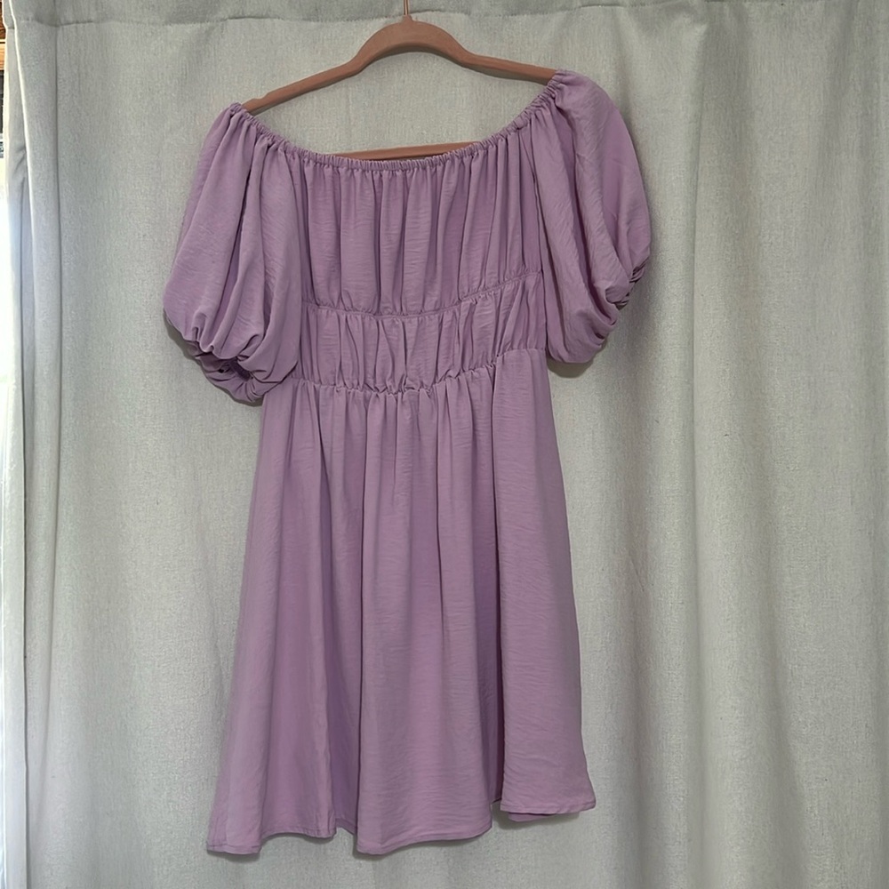 Off the shoulder dress